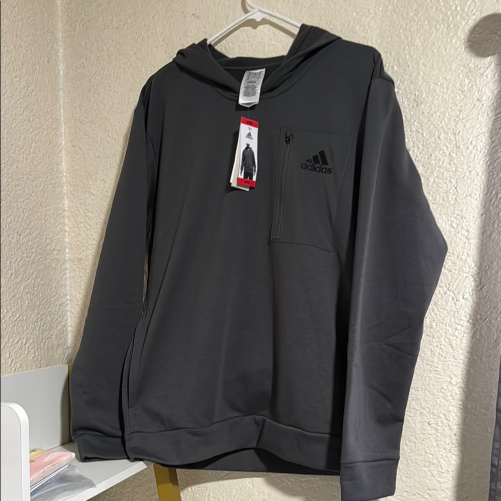 Adidas Men's gray  Hoodie